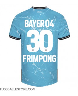 Günstige Bayer Leverkusen Jeremie Frimpong #30 3rd trikot 2023-24 Kurzarm